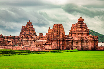 pattadakal temple complex group of monuments breathtaking stone art with dramatic sky