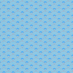 青海波を用いた和柄背景