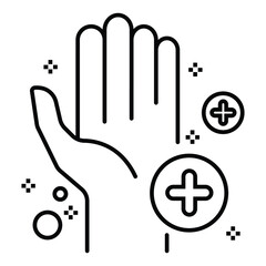 hand washing icon vector illustration