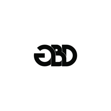 gbd letter original monogram logo design