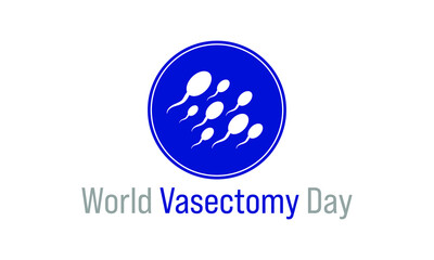 World Vasectomy Day is an annual event to raise global awareness of vasectomy as a male oriented solution to prevent unintended pregnancies. observed each year during October. Vector illustration.