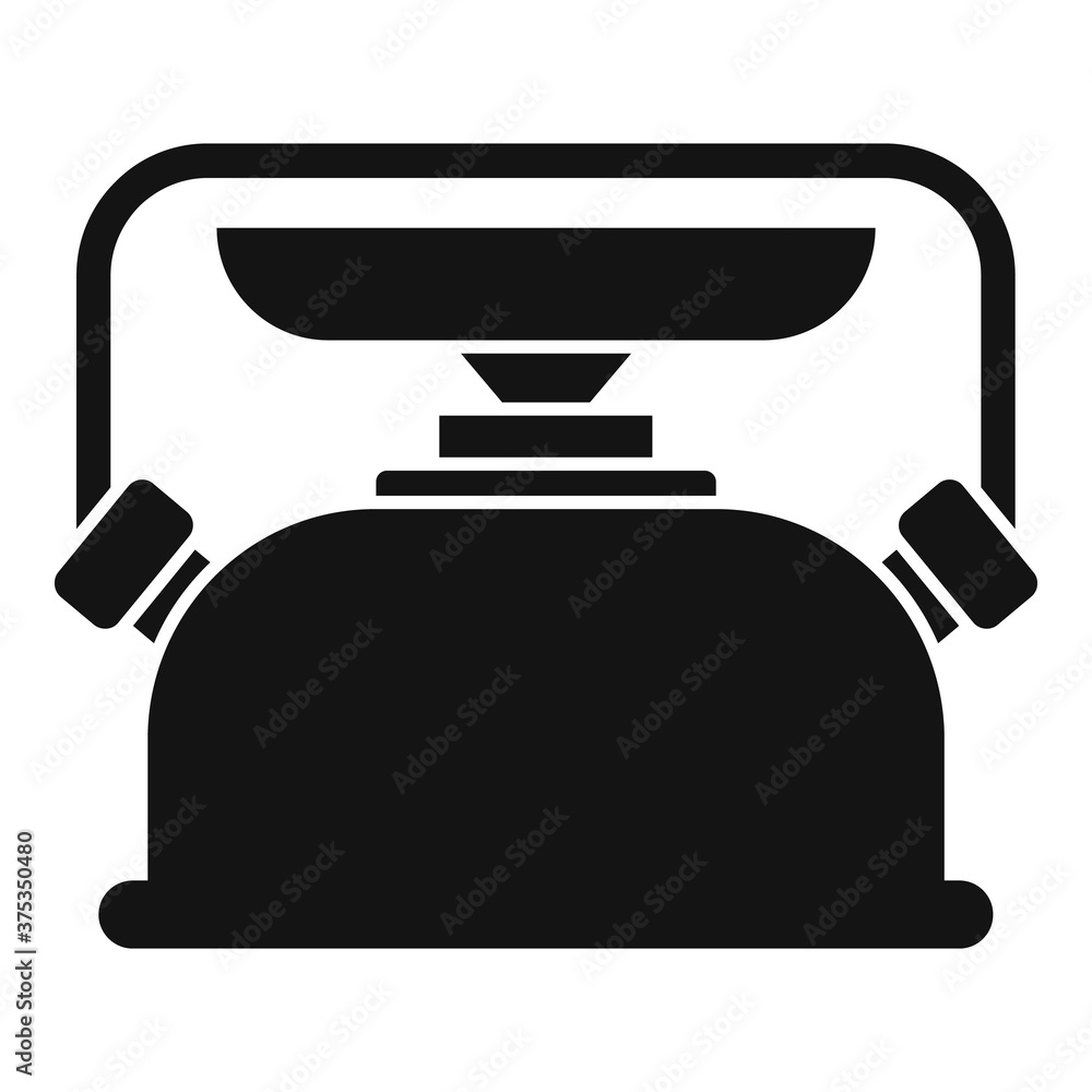 Poster gasoline lamp icon. simple illustration of gasoline lamp vector icon for web design isolated on whit