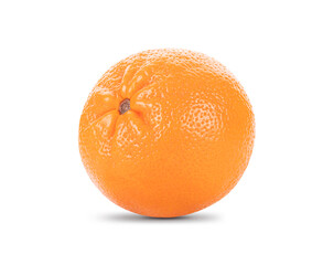 orange fruit isolated on white background . full depth of field