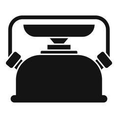 Gasoline lamp icon. Simple illustration of gasoline lamp vector icon for web design isolated on white background