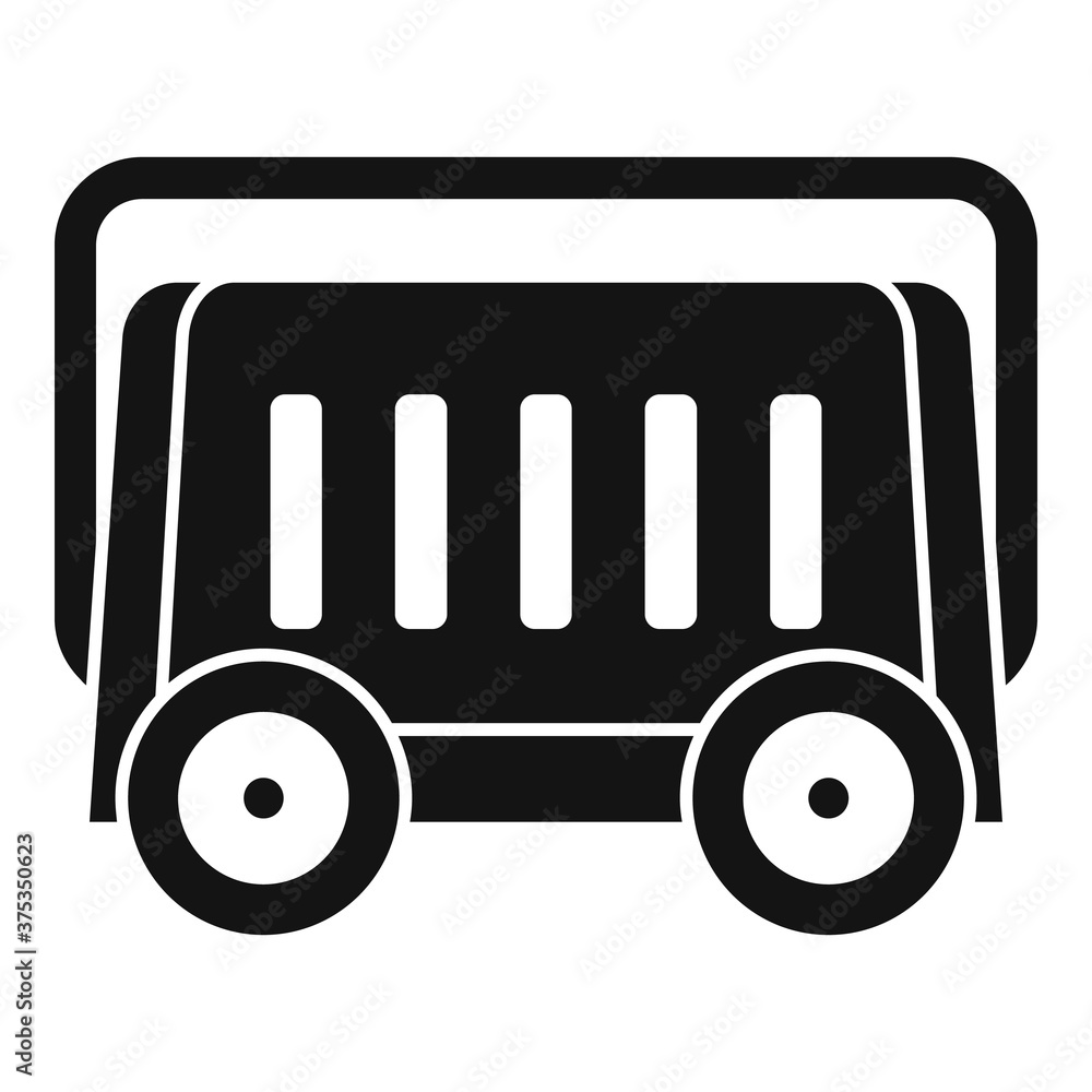 Aufkleber portable generator icon. simple illustration of portable generator vector icon for web design isolat