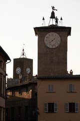 Orvieto Clock Tower near the cathedral