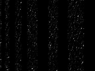 Confetti white sparkle striped in black window glass surface