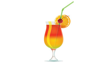 cocktail with orange juice