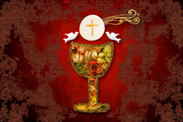 First Holy Communion Chalice background
