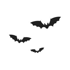 Fototapeta premium Bats isolated on white background