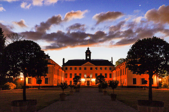 Stockholm, Sweden Ulriksdals Slott at dawn.