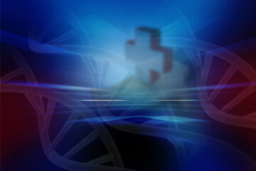 2D illustration medical structure background