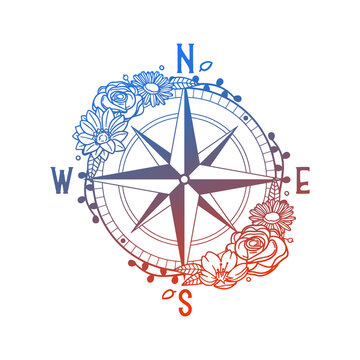 Compass Rose Sketches Images – Browse 1,616 Stock Photos, Vectors