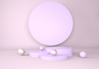 3d abstract background, mock up scene geometry shape podium for product display.