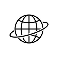 Globe earth icon. World icon.