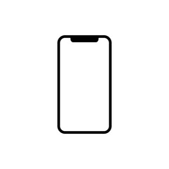 Illustration Phone Cell Icon. Smartphone icon.