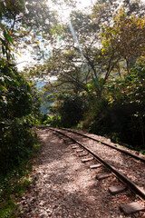 Fototapeta premium Train track