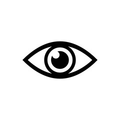 Eye vector icon. Open eye icon, The eye of the beholder. Web design icon. Symbol of the human eye. Vector EPS