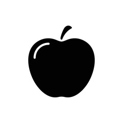 Apple vector icon. Apple fruit illustration icon.Web design vector logo. Apple isolated