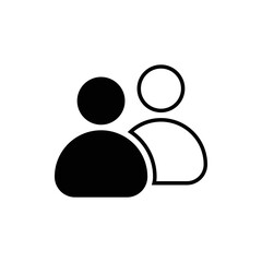 Goup people icon. Vector web design.