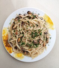 Spaghetti con cozze 