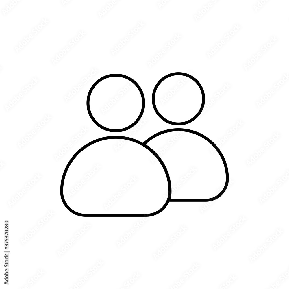 Poster man icon vector. vector web design.