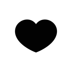 Heart vector icon, Symbol of Love and Valentine's Day. Social love heart icon. Heart icon - Perfect Love symbol. Vector EPS