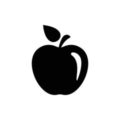 Apple vector icon. Apple fruit illustration icon.Web design vector logo. Apple isolated