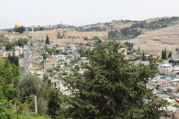 Fototapeta na wymiar panorama of jerusalem