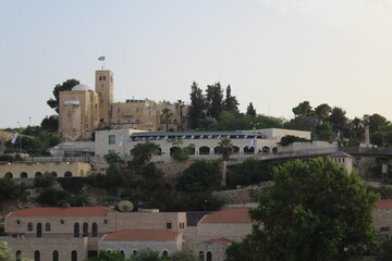 view of the old town of jerusalem