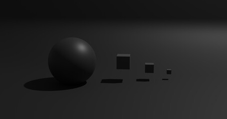 abstract business background. reduction of Bank interest. credit reduction. 3D render