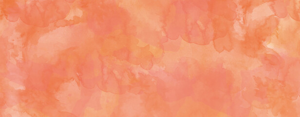 Fototapeta premium abstract colorful background, paper texture, orange watercolor.