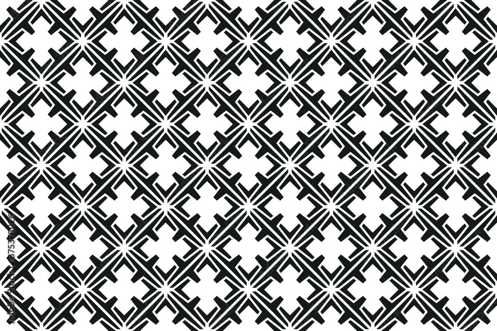 Poster geometric seamless pattern with lines. lattice design.