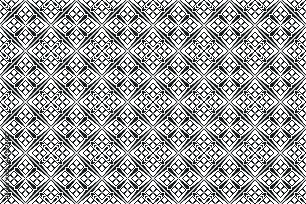 Poster geometric seamless pattern with lines. lattice design.