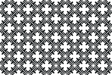 Geometric seamless pattern with lines. Lattice design.