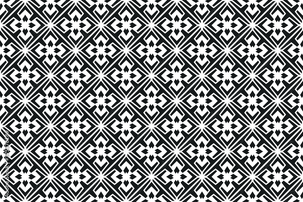 Poster geometric seamless pattern with lines. lattice design.