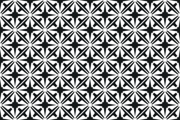 Geometric seamless pattern with lines. Lattice design.