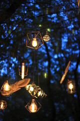 street lamp in the night