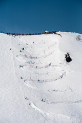 Banked slalom in Tenjin Tanigawa