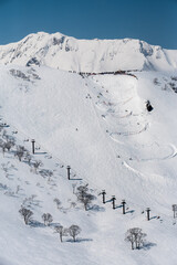 Banked slalom in Tenjin Tanigawa