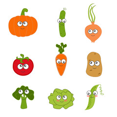 Cartoon vegetable cute