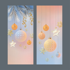Christmas and New Year Banners