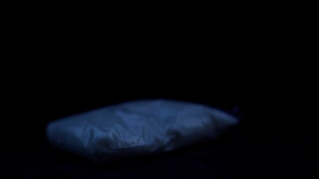Drug bags in the dark
