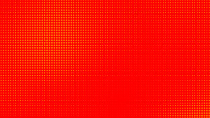 Dots halftone orange color pattern gradient texture with technology digital background. Dots pop art comics with summer background.