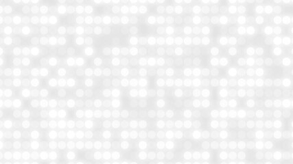 Dot white gray pattern gradient texture background. Abstract  technology big data digital background. 3d rendering.