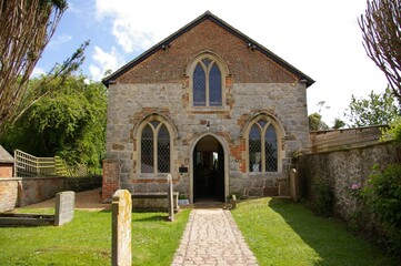 Fototapeta na wymiar The United Reformed Church Chapel at Avebury, Wiltshire, England, UK.