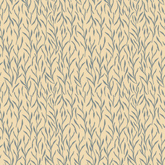 Purple exotic branches watercolor seamless pattern. Hand painted tropical purple twig on white background