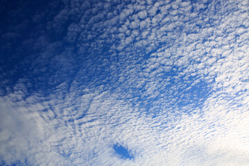 Blue sky background with cloudss.Nature abstract background.