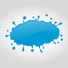 Blue vector splash. To see the other vector splash illustrations , please check Splash and Dripping collection.