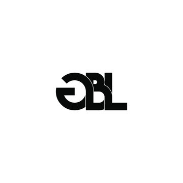 gbl letter original monogram logo design